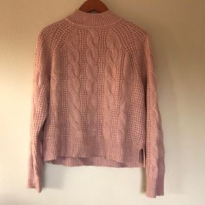 J Crew Ballet Pink Alpaca Sweater